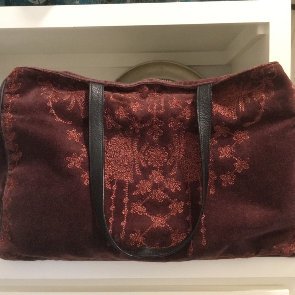 Sundance Catalog Blythe Velvet Bag
